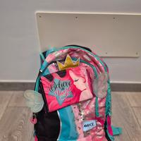 Zaino scuola bambina GoPop Princess + Trolley