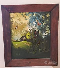 Quadro dipinto su tela - 1993, pittore greco