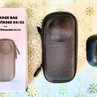 Accessori Insta360 x5 case + basetta supporto