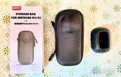 Accessori Insta360 x5 case + basetta supporto