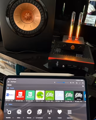 Streamer Fujitsu S740 completo di Daphile