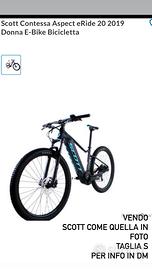 E bike scott contessa taglia S