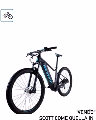 E bike scott contessa taglia S