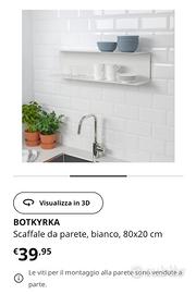 Scaffale/Mensole gialle ikea