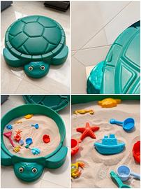 Sabbiera Little tikes con sabbia inclusa