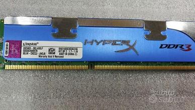 Memoria ram Kingston DDR3 1600 2 GB