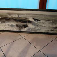 stampa mare in tempesta  con cornice