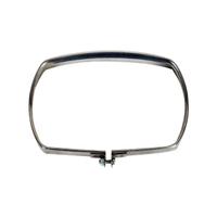 CORNICE GHIERA FARO FANALE ESTERNA CROMATA PER PIA