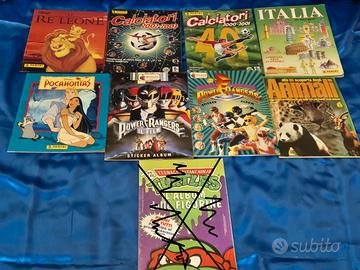 Albums figurine con figurine, incompleti, 15 euro