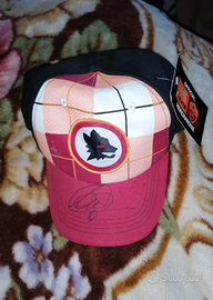 Cappello AS ROMA autografato Totti 10 nuovo calcio