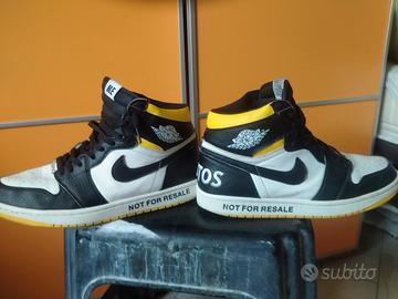 NIKE AIR JORDAN NOT FOR RESALE GIALLE n44