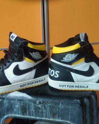 NIKE AIR JORDAN NOT FOR RESALE GIALLE n44