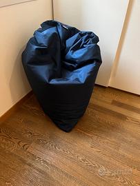 poltrona pouf blu