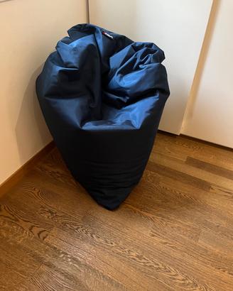 poltrona pouf blu