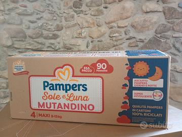 pannolini Pampers Sole Luna 8/15 kg mutandina 