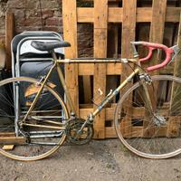 Bici da corsa vintage da sistemare
