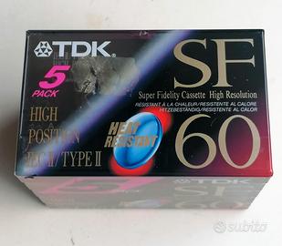 TDK SF 60 - 5 Musicassette Vintage