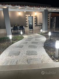 villa con piscina località brucoli