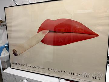 wesselman poster con cornice originale