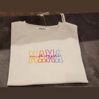 mama  ricamo t shirt 