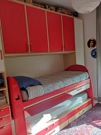 cameretta a ponte per ragazzi