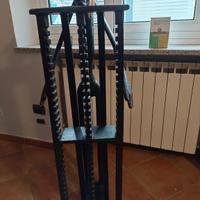 Porta CD etnico, in legno