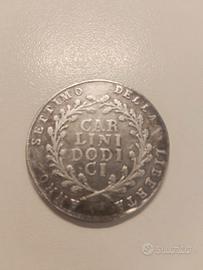 Dodici Carlini della Repubblica Napoletana 