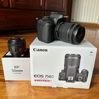 Canon 750d+ 18-55mm e 50mm 1.8
