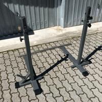 Appoggi e sicurezze bilanciere palestra