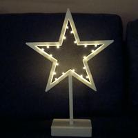 Lampada luce da tavolo Natalizia a forma di stella