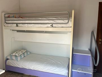 letto a castello+due materassi