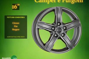 Cerchi in Lega 16" per Furgoni e Camper