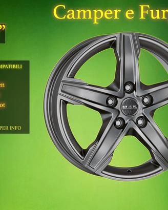 Cerchi in Lega 16" per Furgoni e Camper