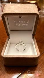 Anello solitario diamanti