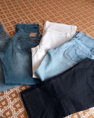 nr 5 paia jeans pantaloni donna