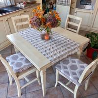 TAVOLO ALLUNGABILE E SEDIE in legno massiccio‼️