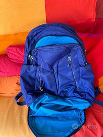 zaino donna viola, nuovo mai usato 8 tasche/sco