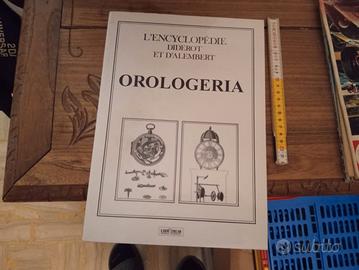 Encyclopédie Diderot  d'Alembert Orologeria libro