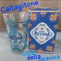 Bicchiere birra Messina Caltagirone