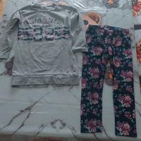 completo 6 anni con fiorellini bambina 