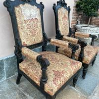 Poltrona trono poltrone antiche