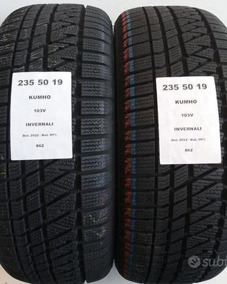 2 gomme 235 50 19 kumho a862