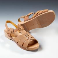 Zoccoli pelle vintage bambino taglia 38