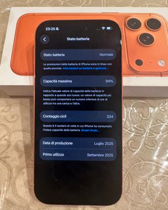 iPhone 17 Pro 256 GB Cosmic Orange/Arancione