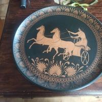 Piatto cotto Grecia  fratelli pinca / Grottaglie