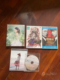 set 4 DVD giapponesi in lingua originale