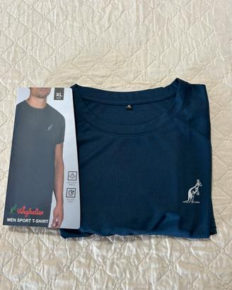 T-shirt Sportiva Blu Notte Australian XL