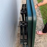 Tavolo giardino richiudibile con sedie