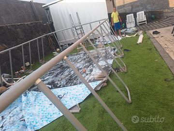 struttura tubolari piscina  Bestway  732x366x132