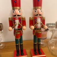 coppia di SCHIACCIANOCI  tamburini H 35  cm